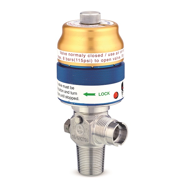 High Pressure, oleo-pneumatic, UHP cylinder valve - D354